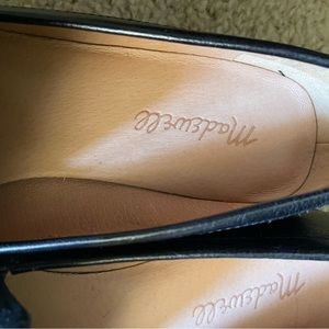 Madewell Womens The Frances Leather Loafer Black size 8